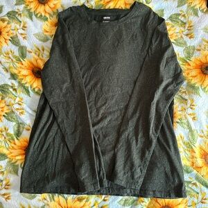 KOHLS Sparkling Green Long Sleeve Top